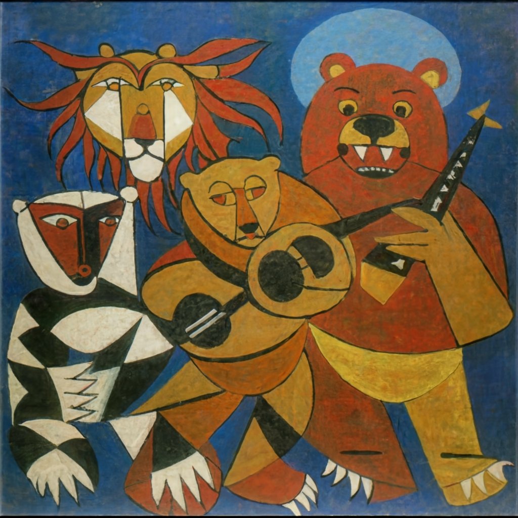 lion_tiger_and_bear_style_of_three_musicians_pa (11)