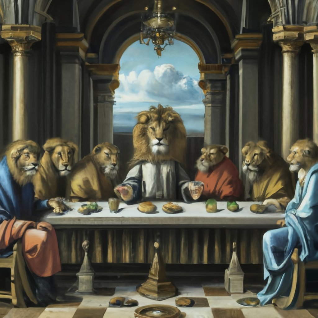 paint_only_Lions_sitting_at_the_table_in_the_sty (3)