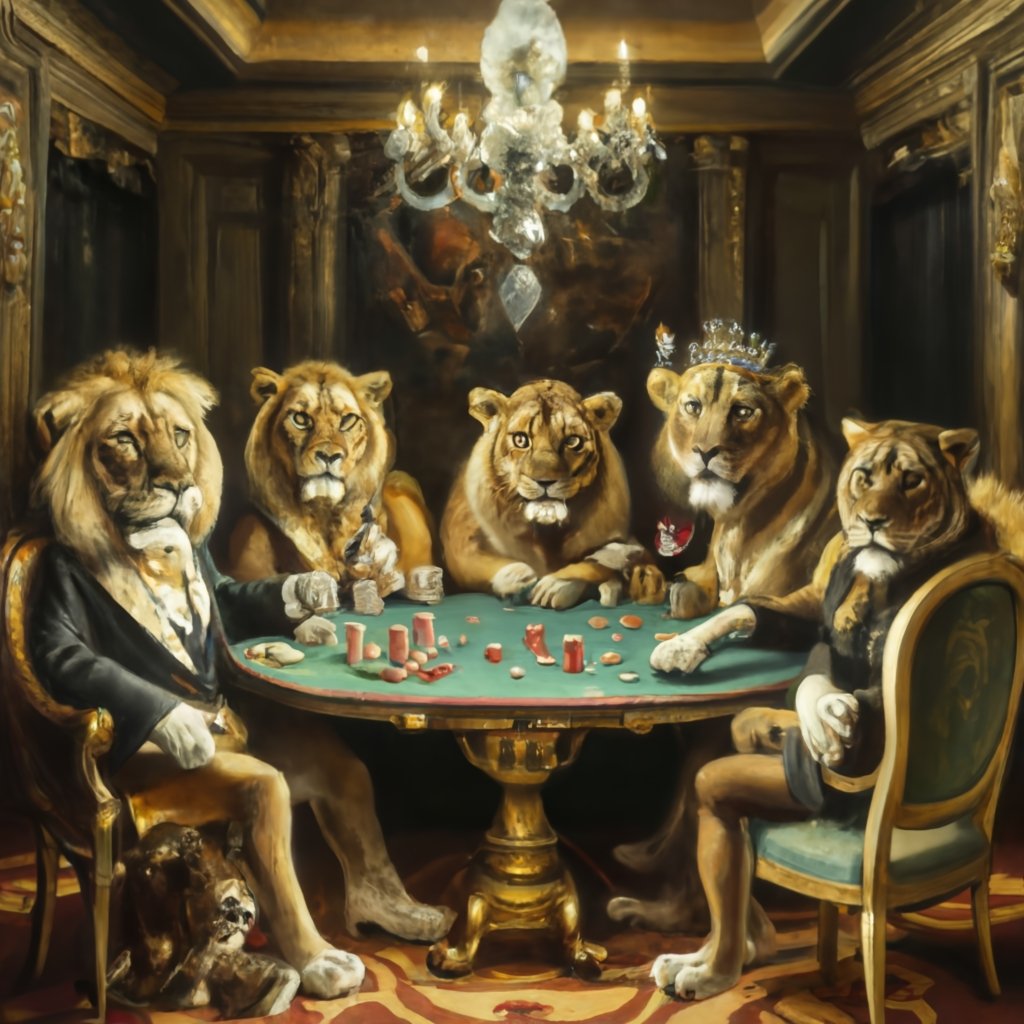 version_of_the_painting_Dogs_Playing_Poker_by_