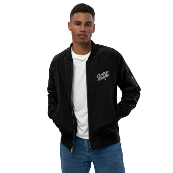 Premium Recycled Bomber Jacket - Image 4