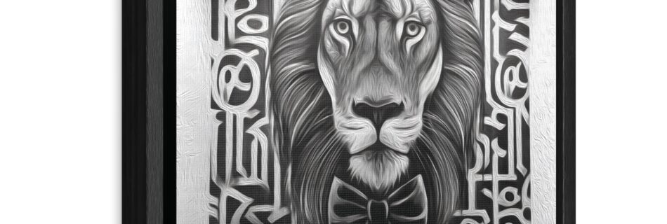 Street Art Lion NFT Print