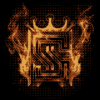 Fire Glitch Logo