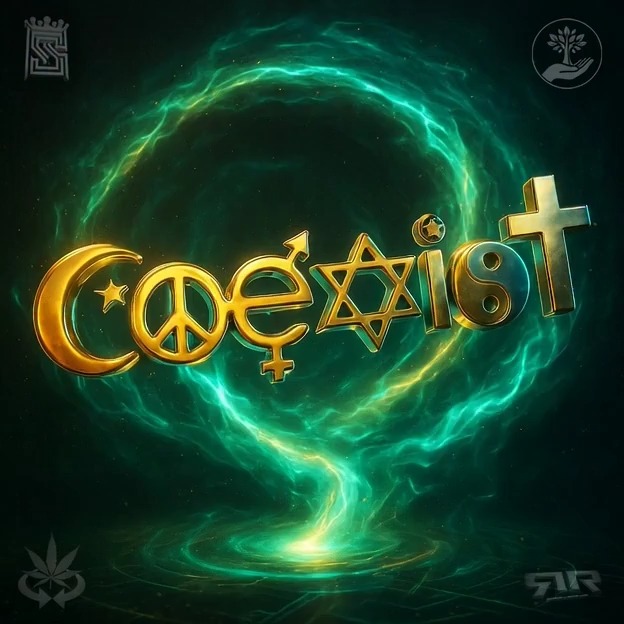 Took α small chronic break from instaScam .... been posting elsewhere daily #Coexist @ #ClassySavage #Art #DotCom 🌟