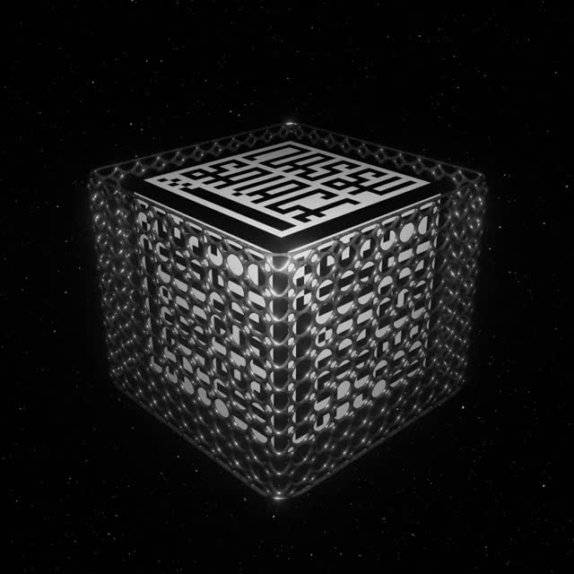 PIXEL GRAFF cube >< Space >< Parametric Facade #NFT @ #ClassySavage #Art #DotCom 🧊🌌🚀🌠