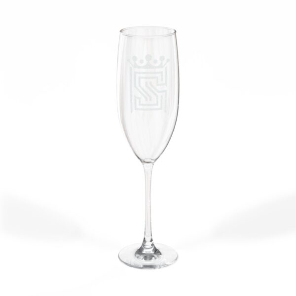 Engraved Champagne Flute