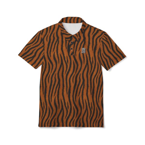 Tiger Unisex Polo Shirt - Image 2
