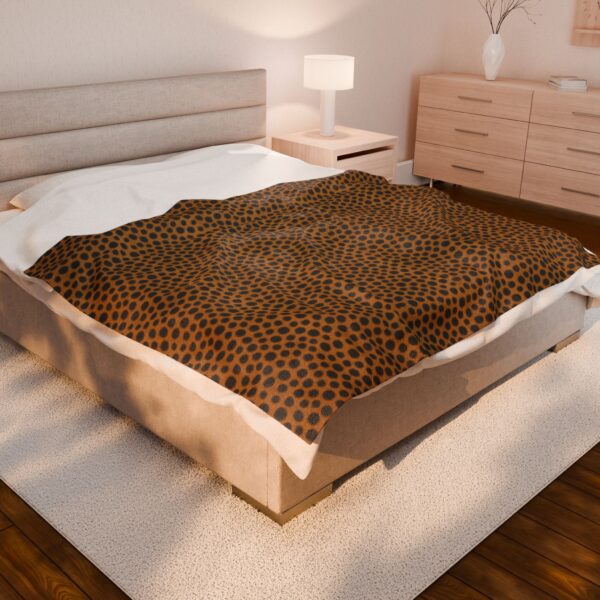 Velveteen Cheetah Blanket
